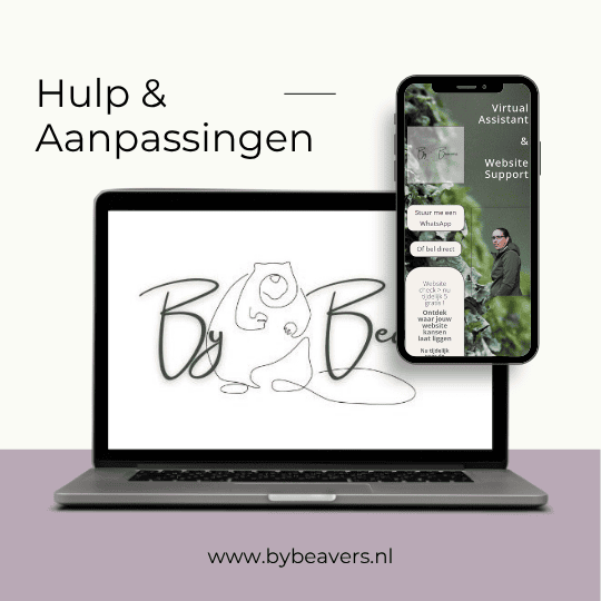 Hulp en Aanpassingen Website