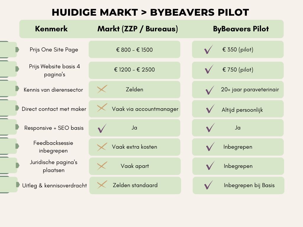 Website pilot ByBeavers